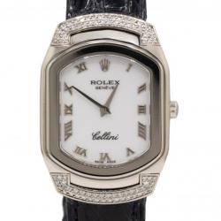 Rolex Cellini 18K White Gold 24MM 6692 Watch